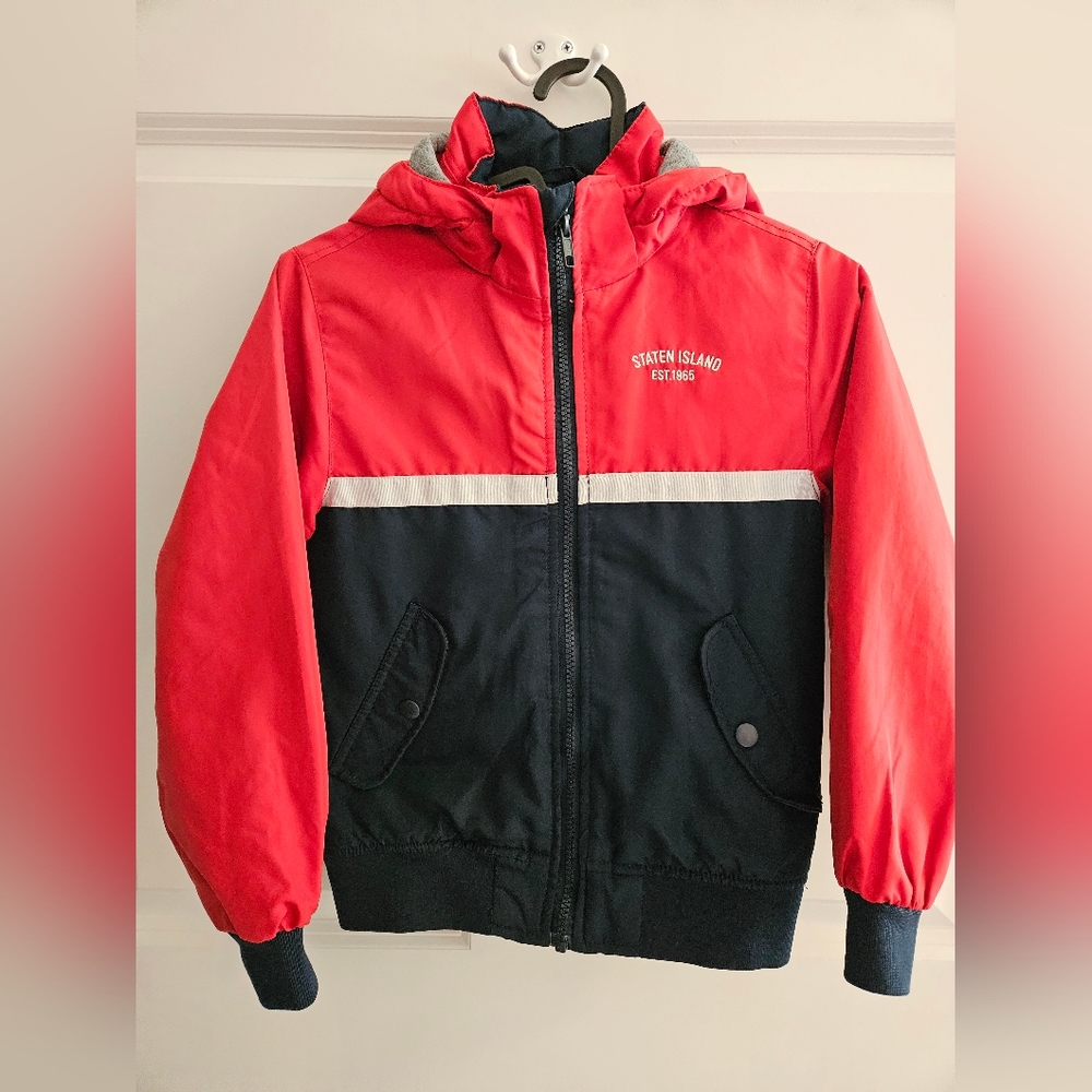 H&M boys winter hoody jacket(7-8yr)